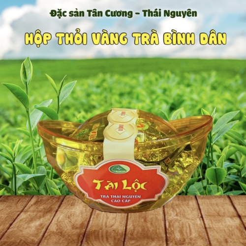 Thỏi Vàng Trà Thái Nguyên Bình Dân 50g